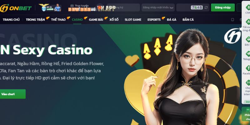 Tổng quan về sảnh cược hấp dẫn casino ONBET